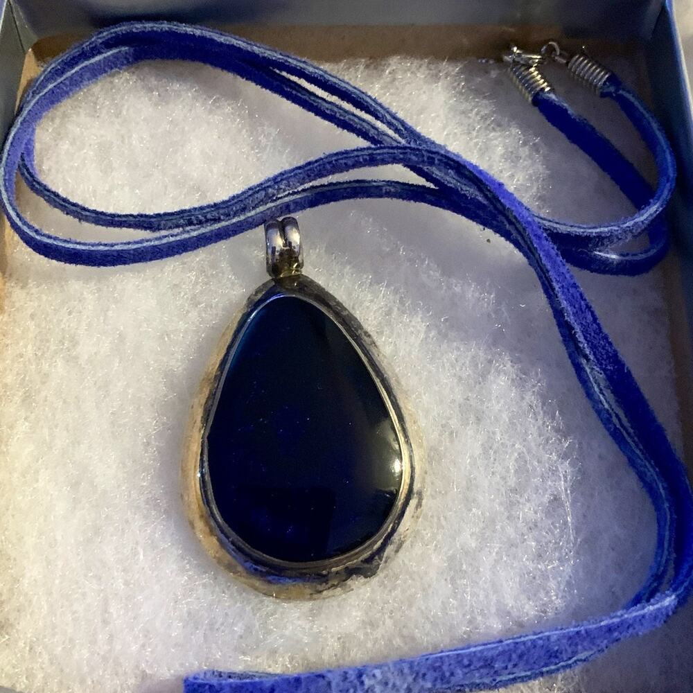 950 Silver blue‎ Pendant